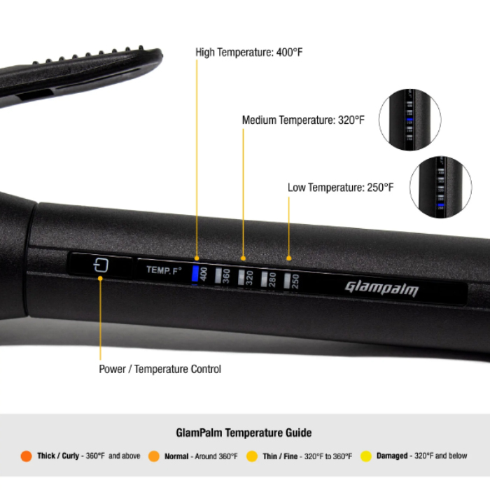 Glampalm Catokan Pengeriting Rambut Curling Iron GP618AM | GP618